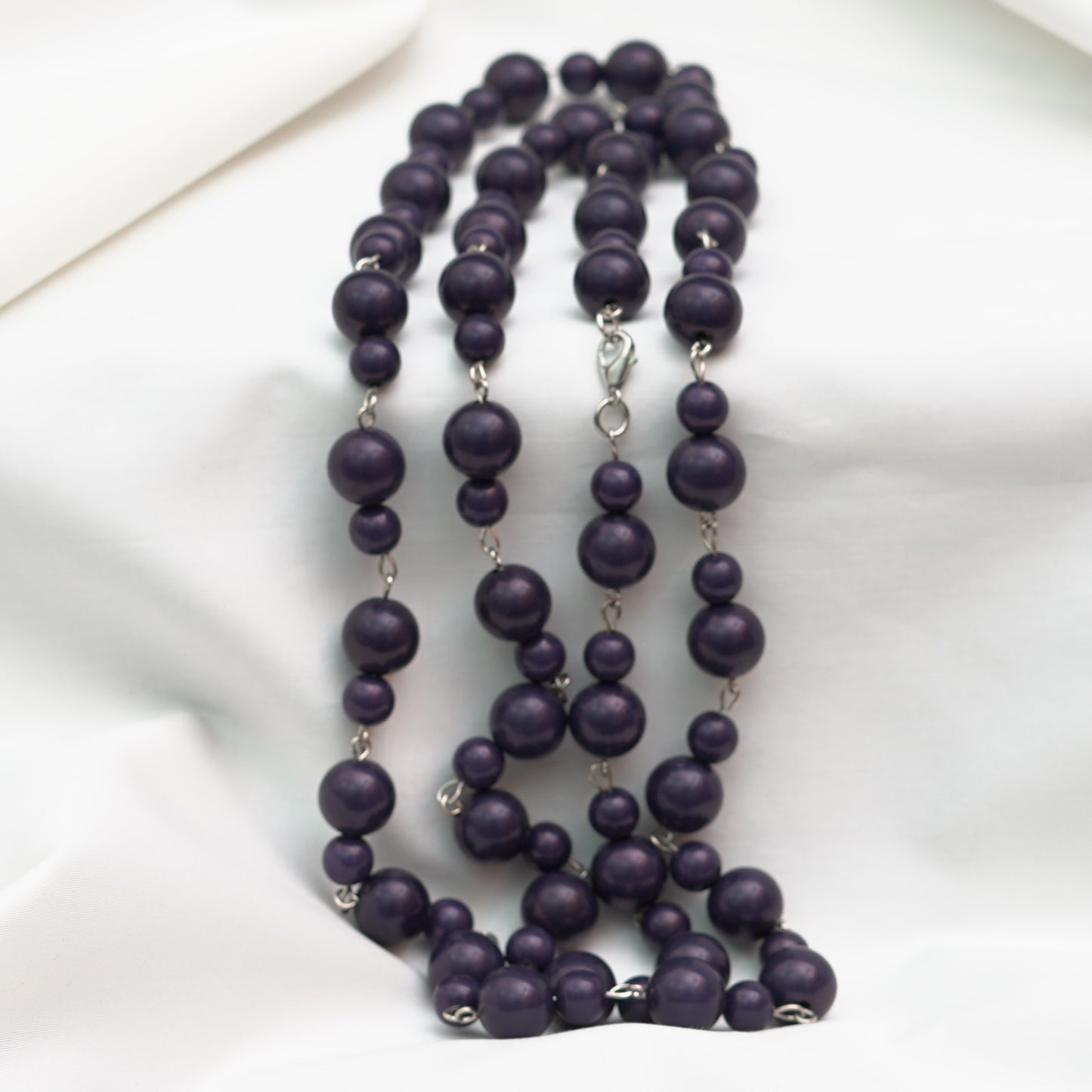 Beads in Chains Statement Necklae