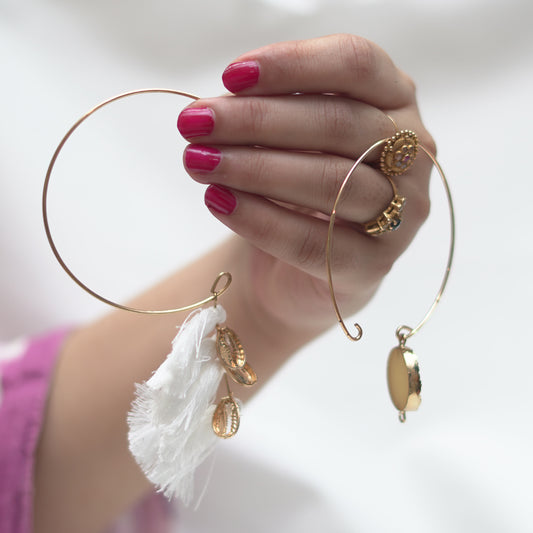 Bohemian Bangle Bracelet Pair