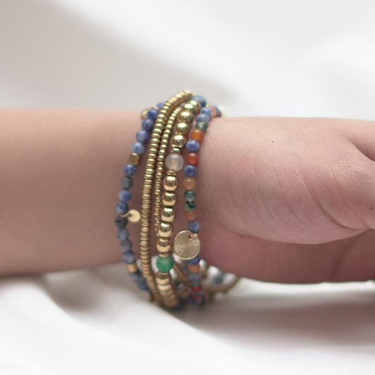 Kerala Beaded Stretch Bracelet