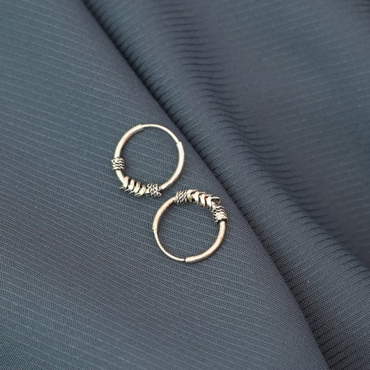 Gypsy Tribal Endless Circle Hoop Earring