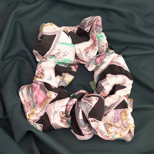 Vintage girls floral bow hair Bnad