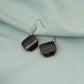 Genuine Black Tourmaline Earrings