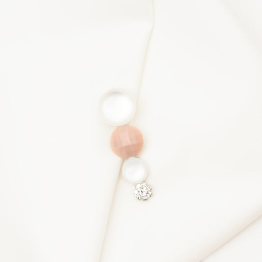 Abstract Stone Hair Clips