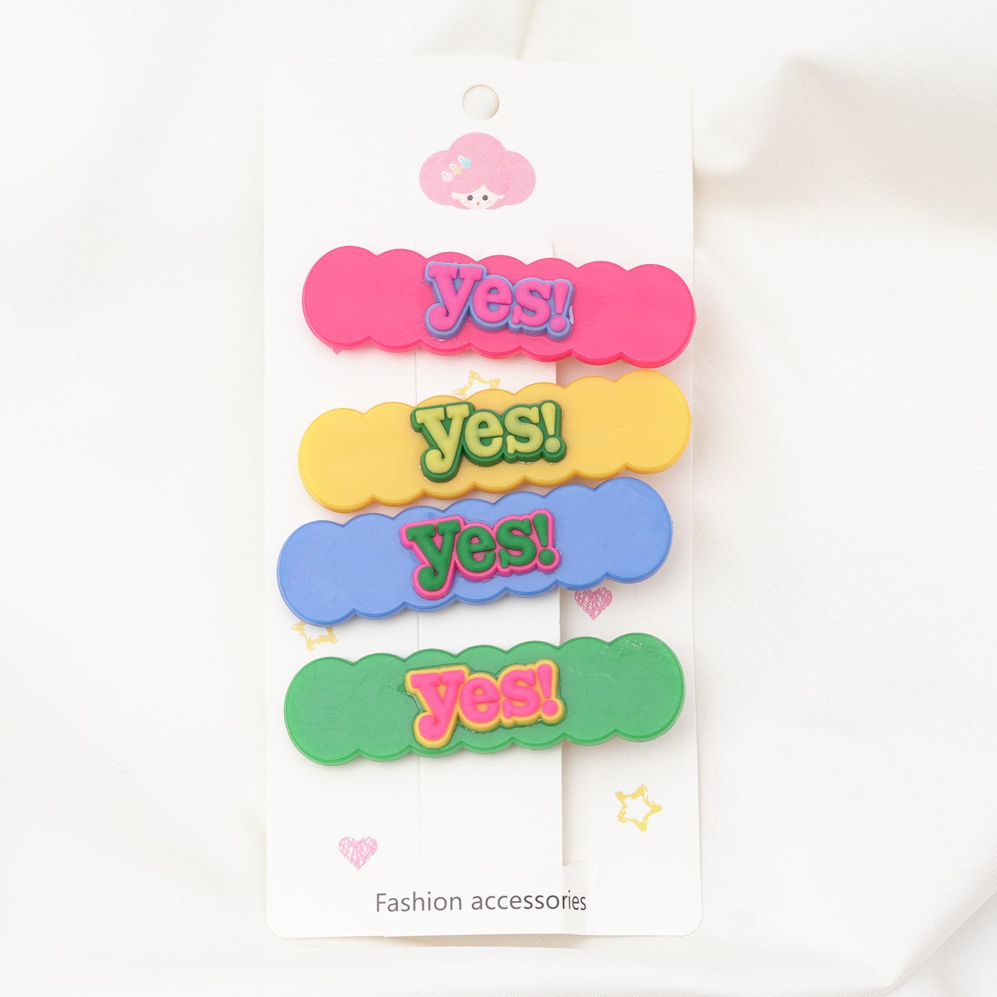 Color Full Hair Clip Set