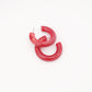 Retro geometric resin earrings korean