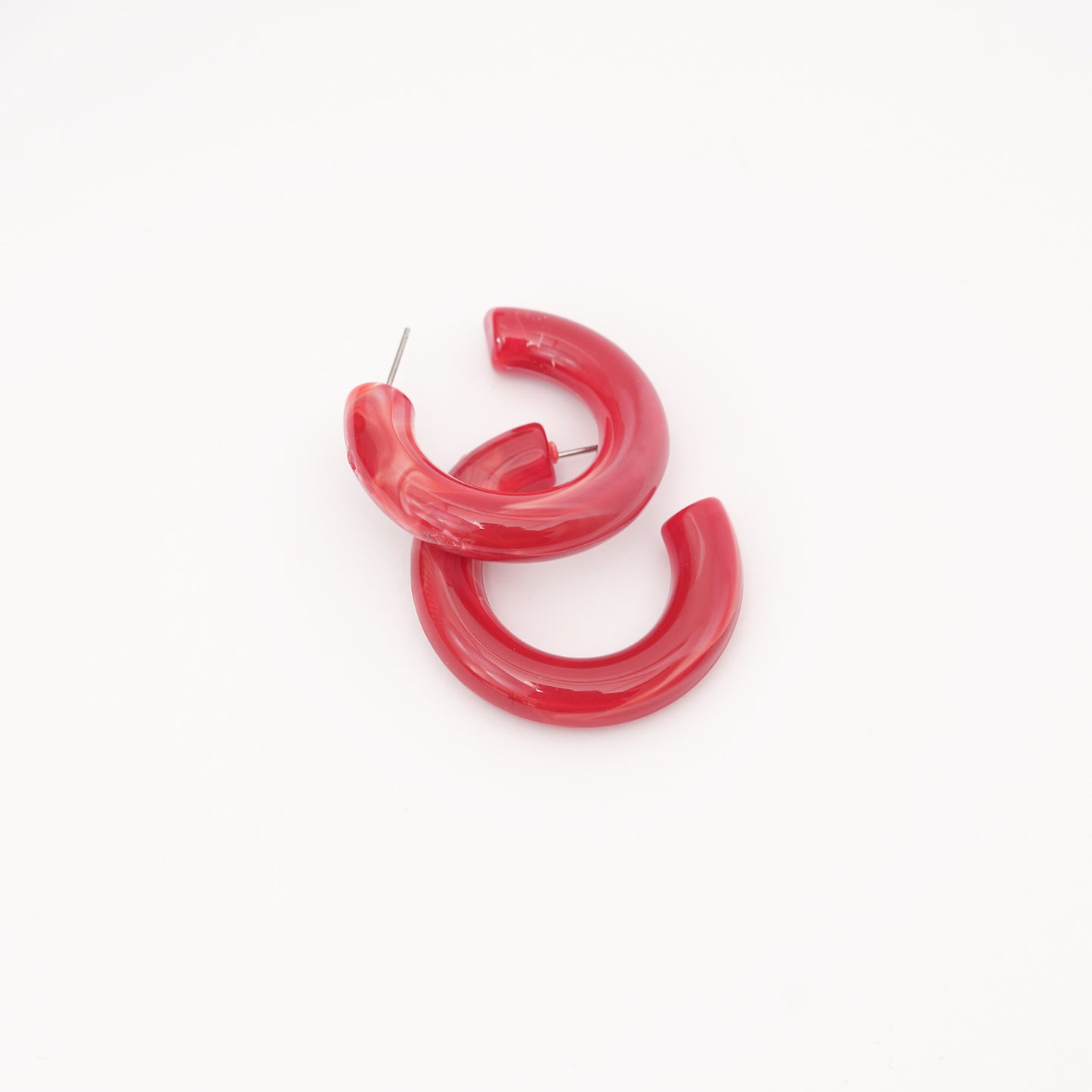 Retro geometric resin earrings korean