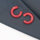 Retro geometric resin earrings korean