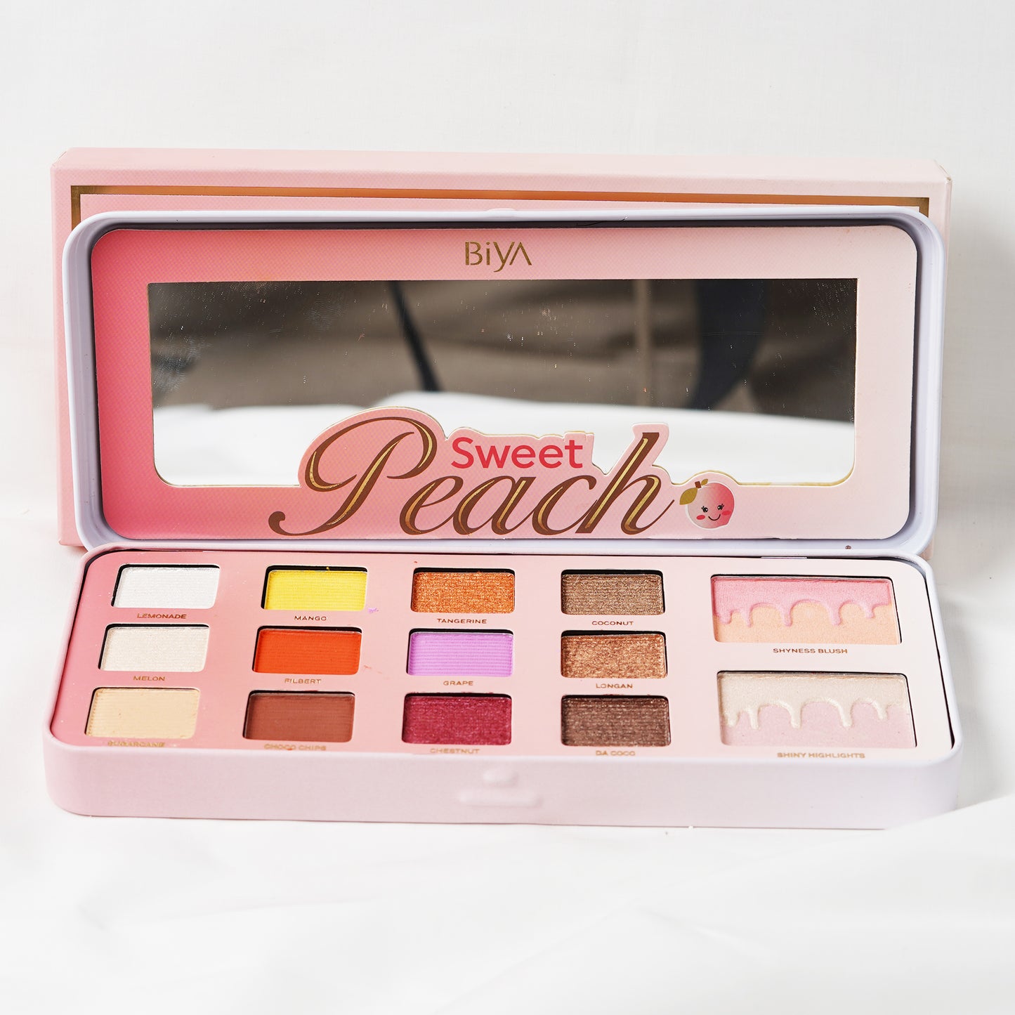 BIYA Korean Sweet Peach Eyeshadow Palette