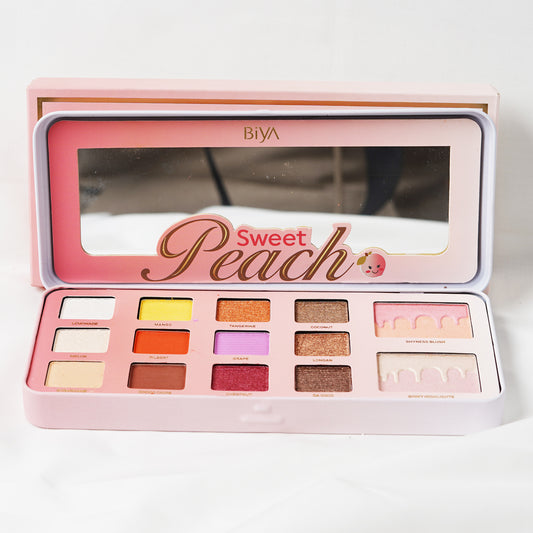 BIYA Korean Sweet Peach Eyeshadow Palette