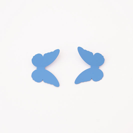 Metal Retro Simulation Butterfly Stud Earrings