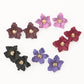 MALOYANVE Double Layered Flowers Earrings