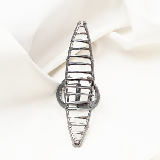 Metal Lily Hair Claw