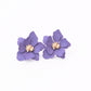 MALOYANVE Double Layered Flowers Earrings
