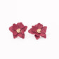 MALOYANVE Double Layered Flowers Earrings