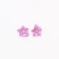 MALOYANVE Double Layered Flowers Earrings