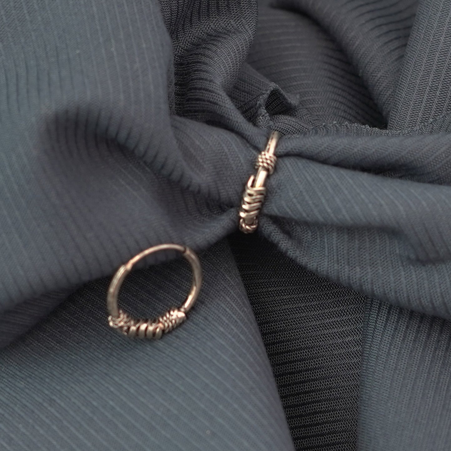 Gypsy Tribal Endless Circle Hoop Earring