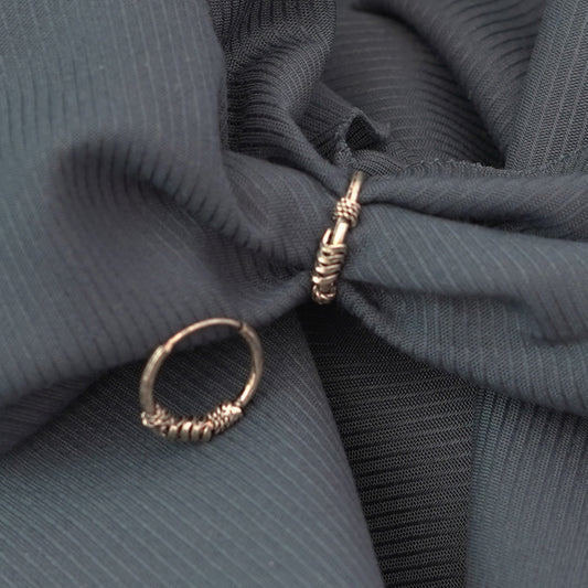 Gypsy Tribal Endless Circle Hoop Earring