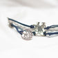 String Silver Tone Leaves Tree Birds Bracelet