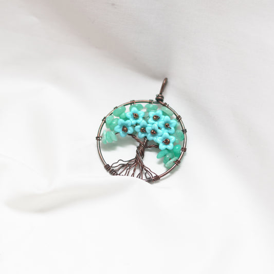 Sedmart Wire Wrapped Tree of Life Necklace