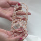 Crystal Beads Metal Bangles for Women