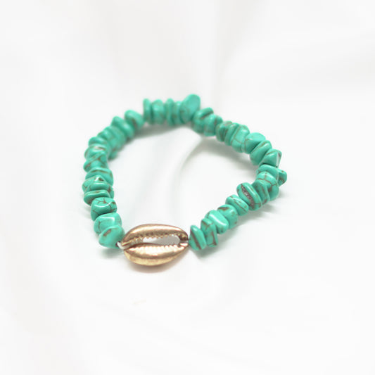 Natural Shell Turquoise Bracelet
