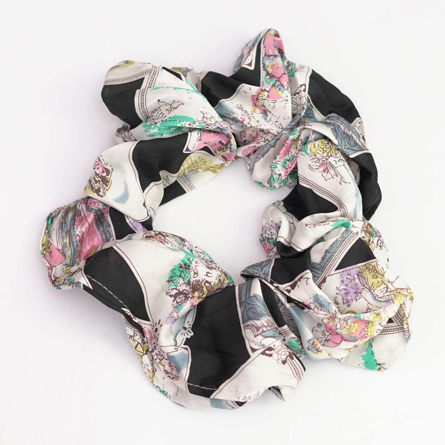 Vintage girls floral bow hair Bnad